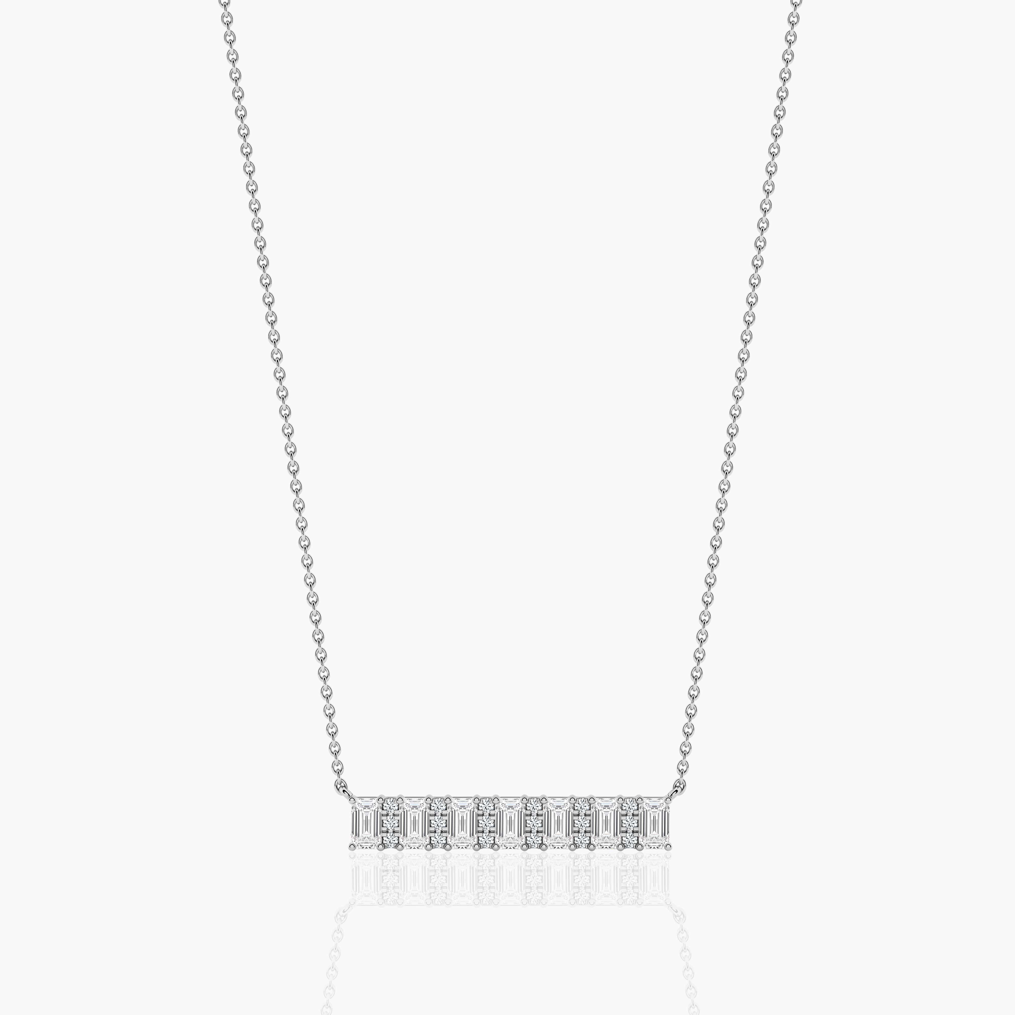 vertical bar necklace