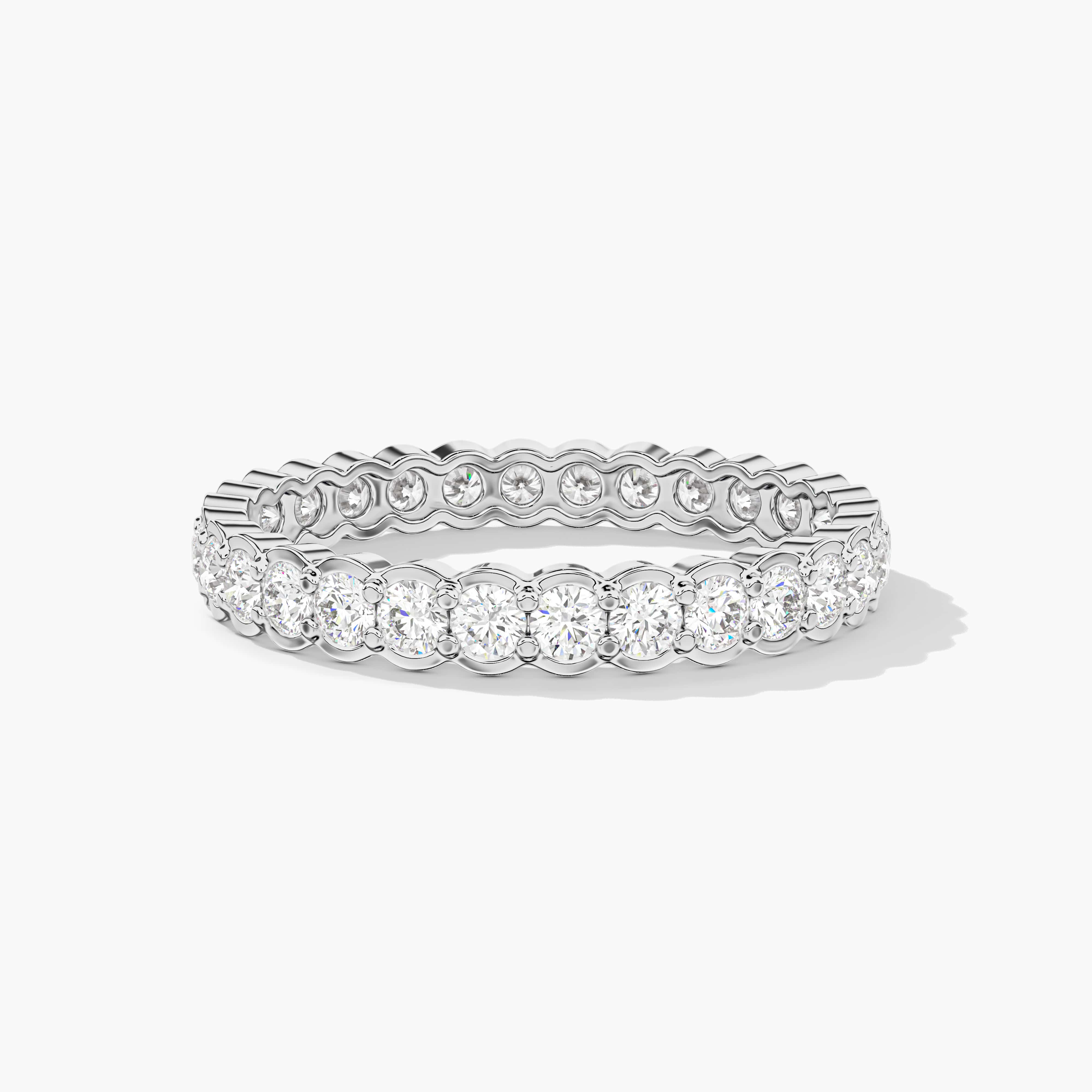 round diamond eternity band
