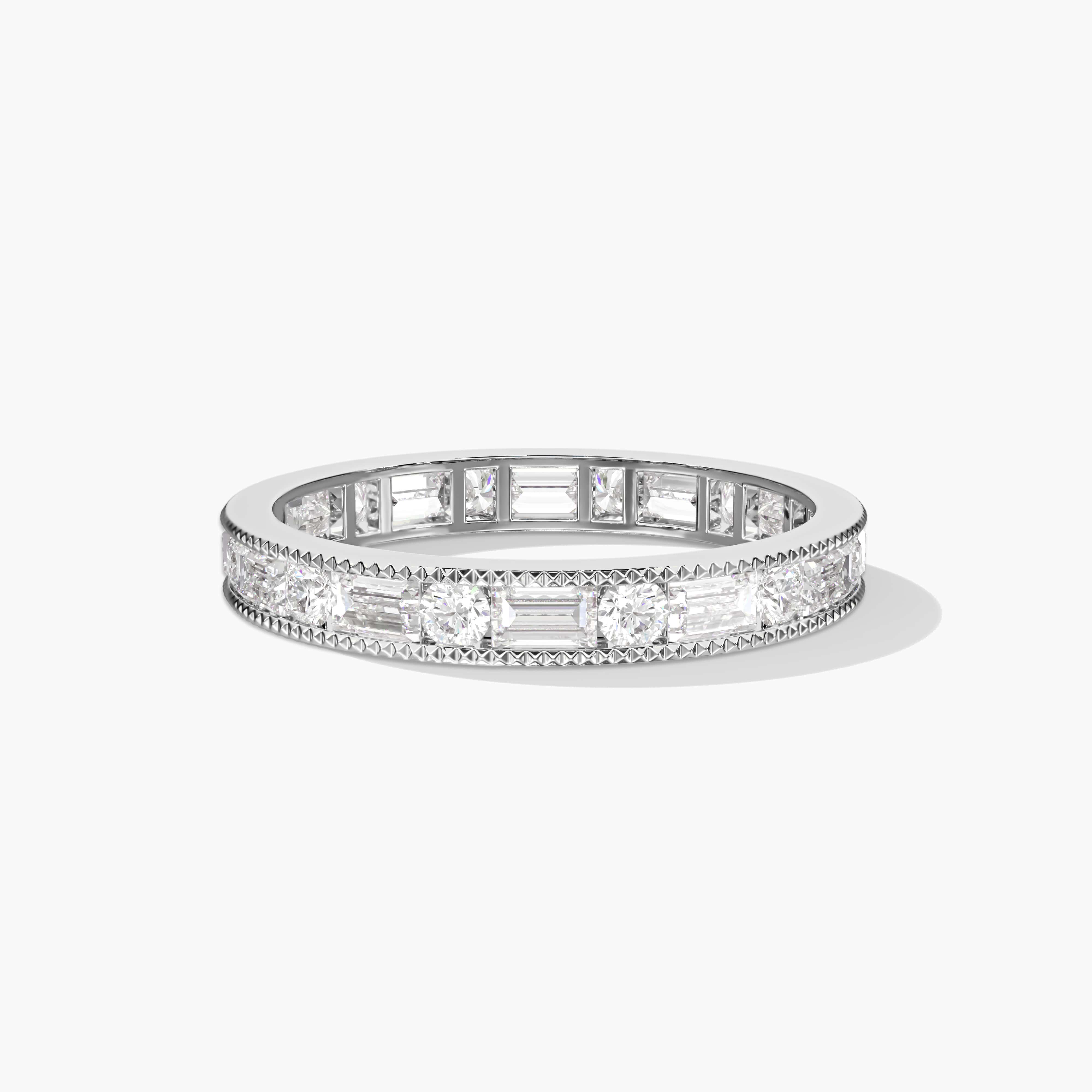 Simulated Diamond Eternity Band Ring