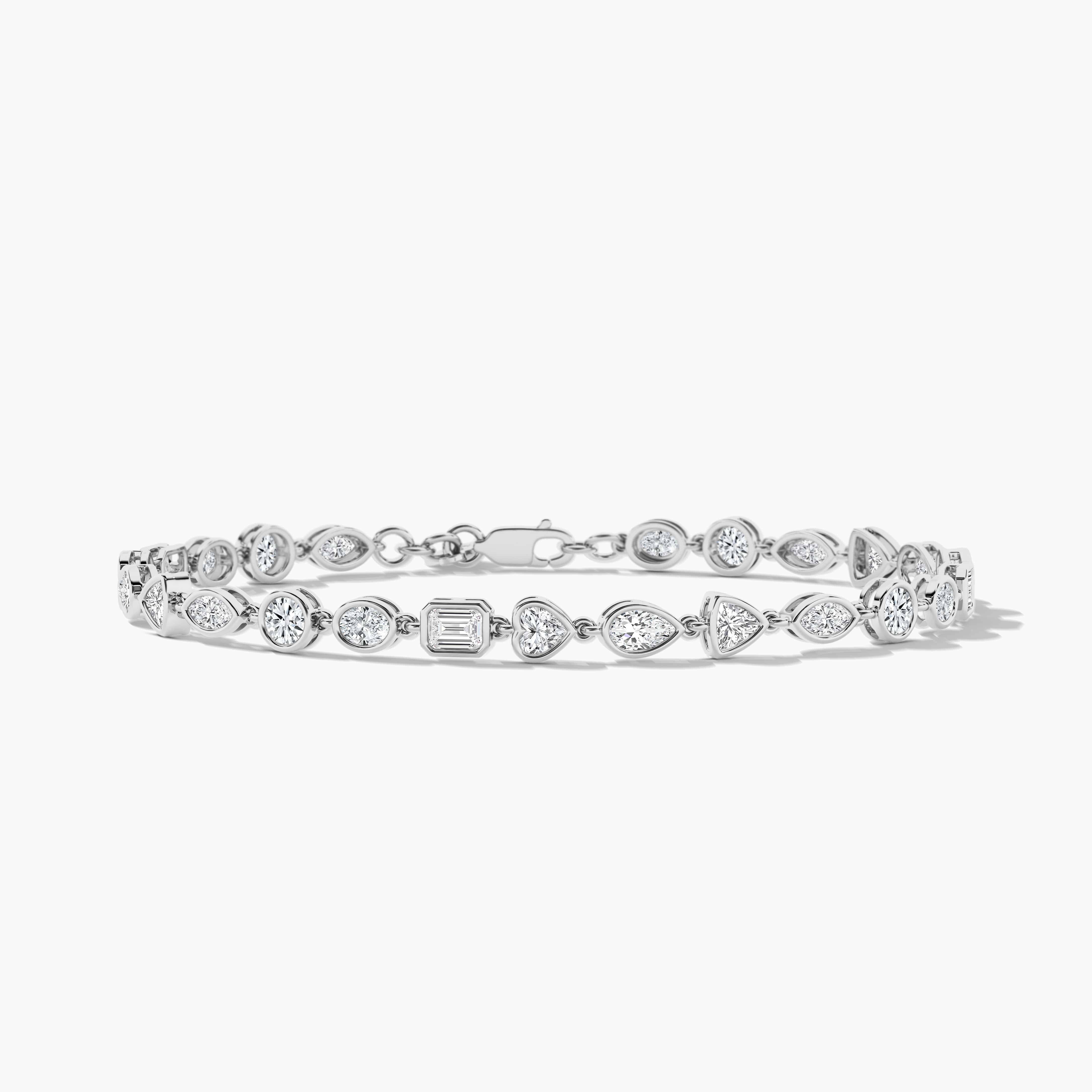 white gold tennis bracelet​