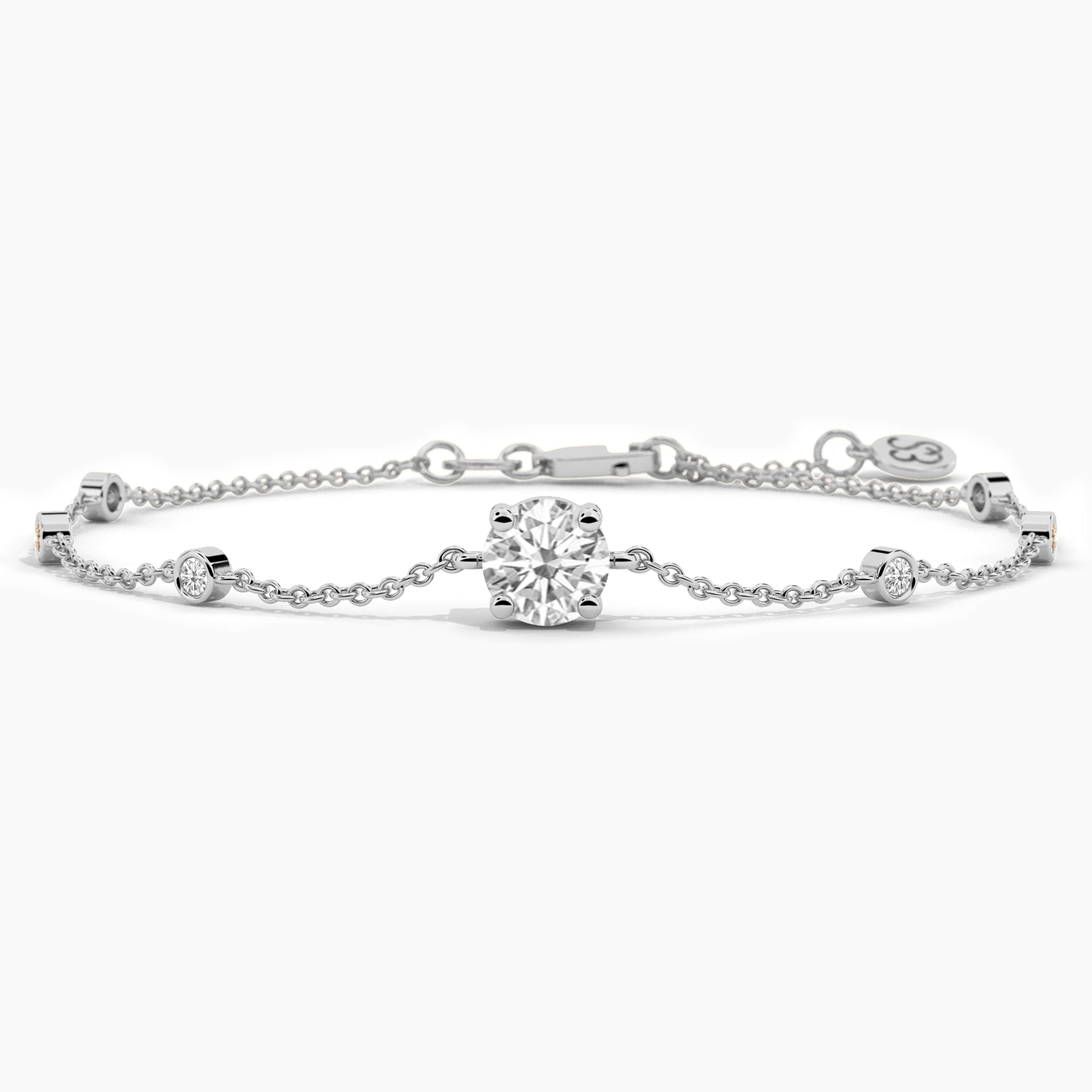 station bracelet diamond