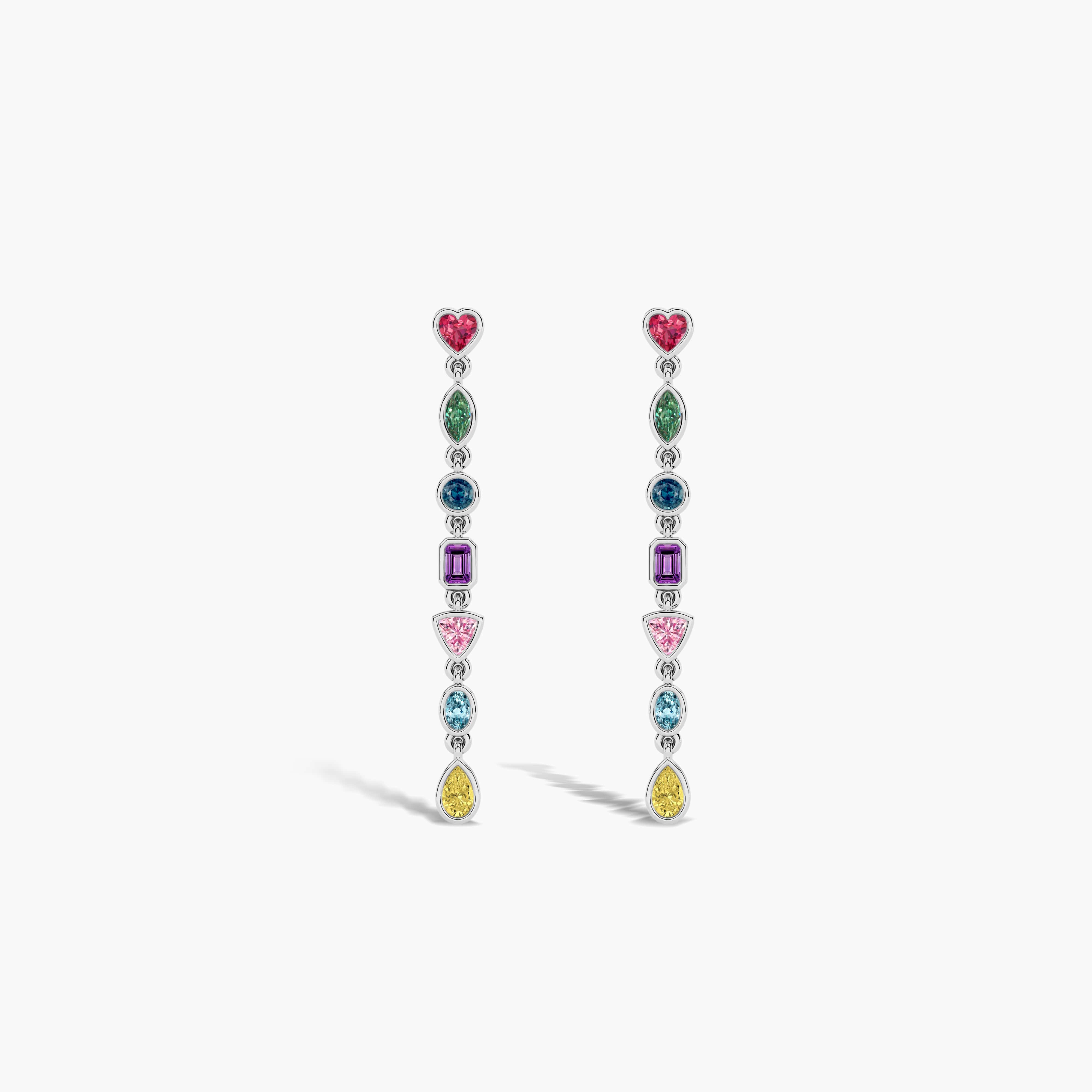 gem drop earrings