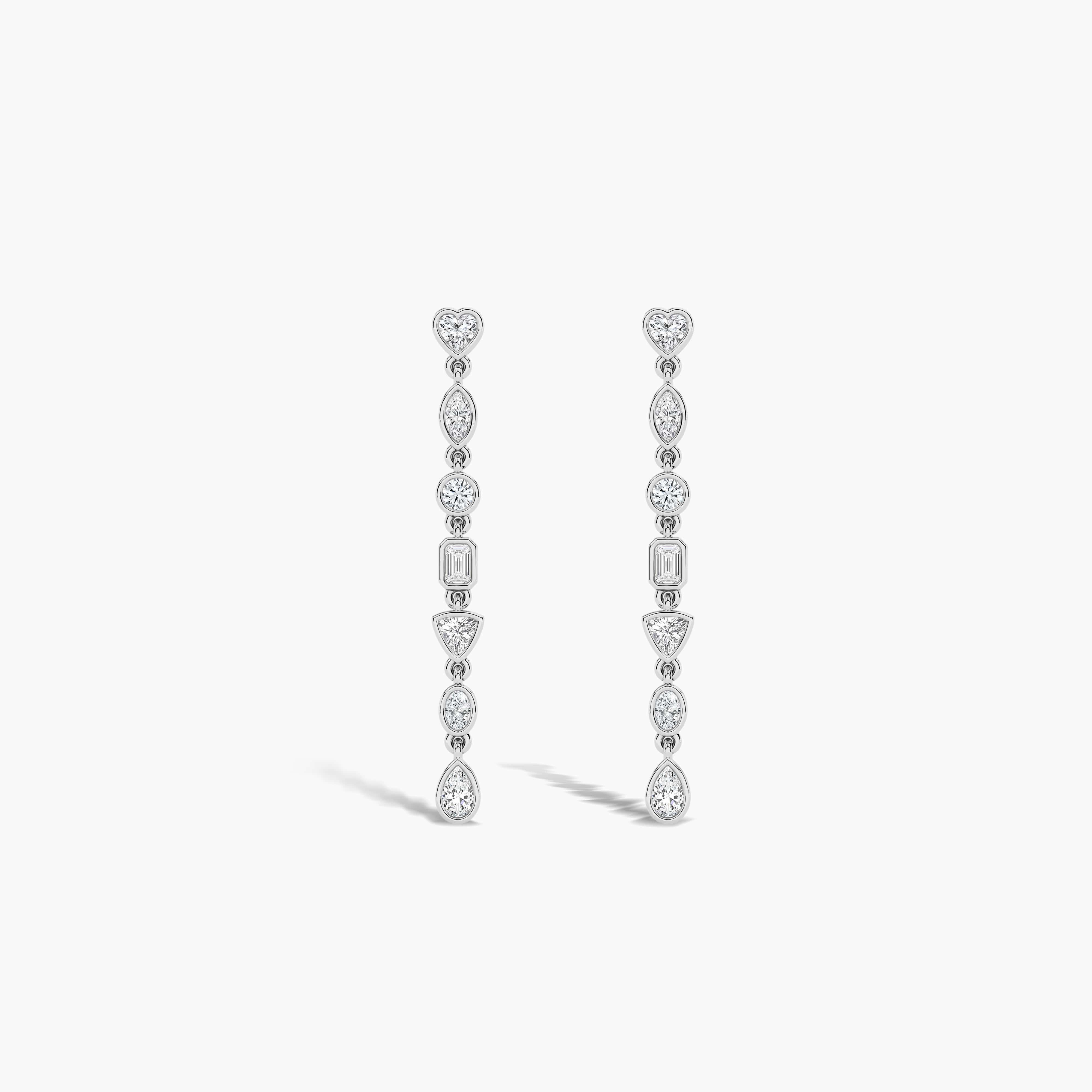 diamond dangle earrings